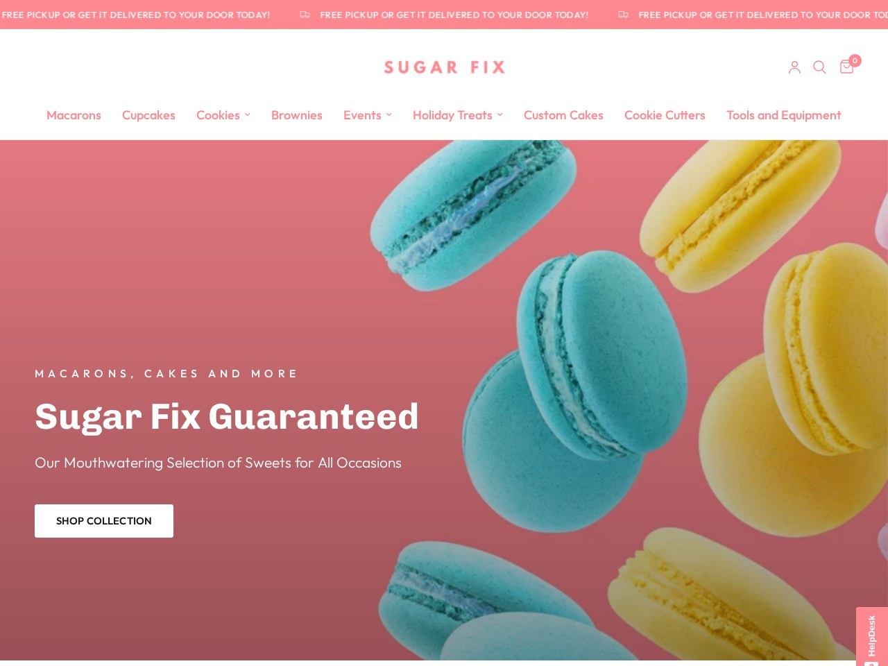 Sugar Fix website design preview